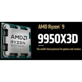Amd Ryzen 9 9950x3d 16 Core 4.3ghz (5.7 Ghz Max Boost) 132mb Cache Am5 Desktop Processor , Tray - CompuMe